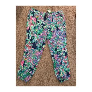 Lilly Pulitzer NWT Piper Pants Indigo size XL